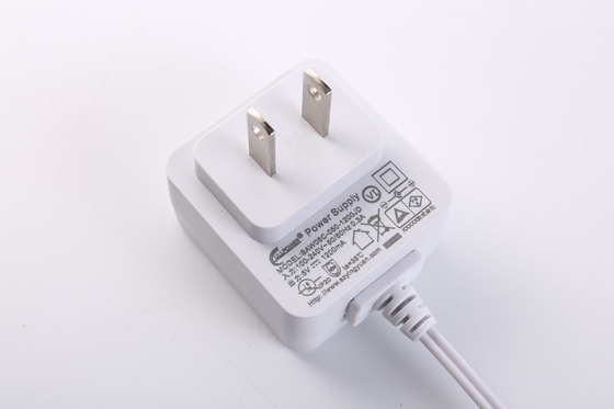 Καθολικό μαύρο άσπρο χρώμα προσαρμοστών 6W 5V 6V 9V 12V συνεχούς δύναμης εναλλασσόμενου ρεύματος USB